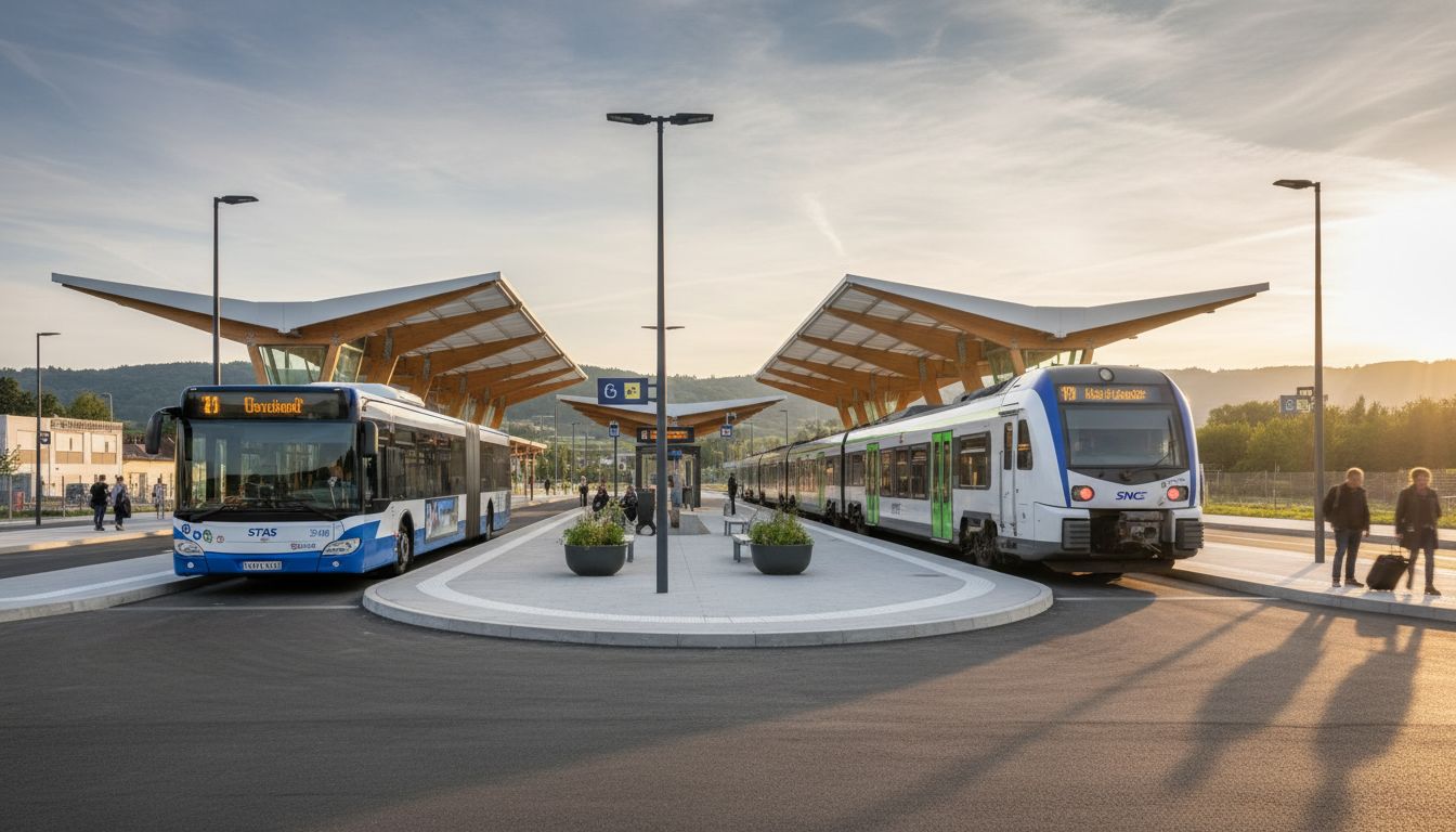 Nouvelle halte à La Grand-Croix pour fluidifier les correspondances entre cars et trains
