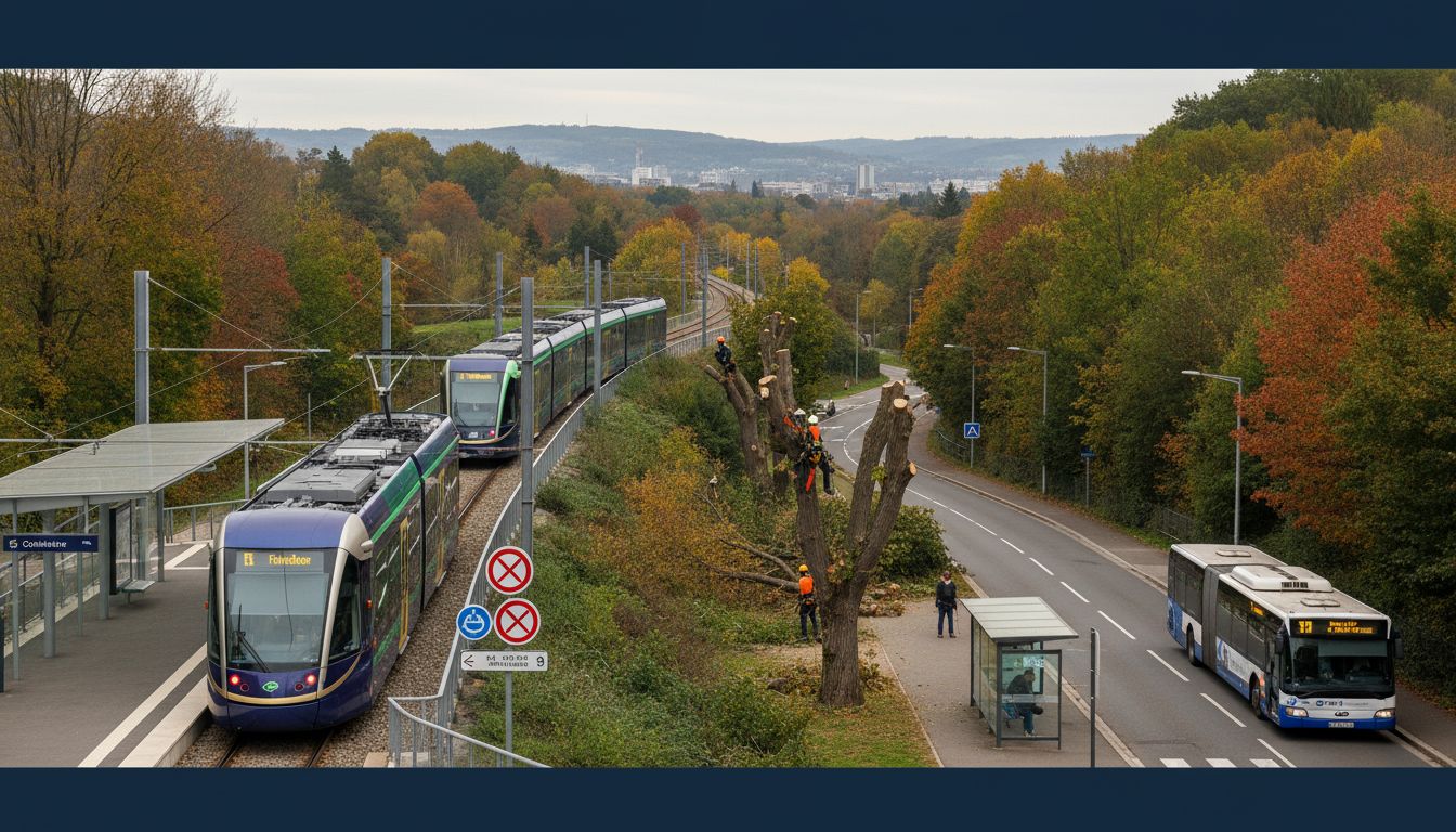 T-libr, travaux d&rsquo;élagage et horaires adaptés : quelles alternatives pour les navetteurs du secteur ?