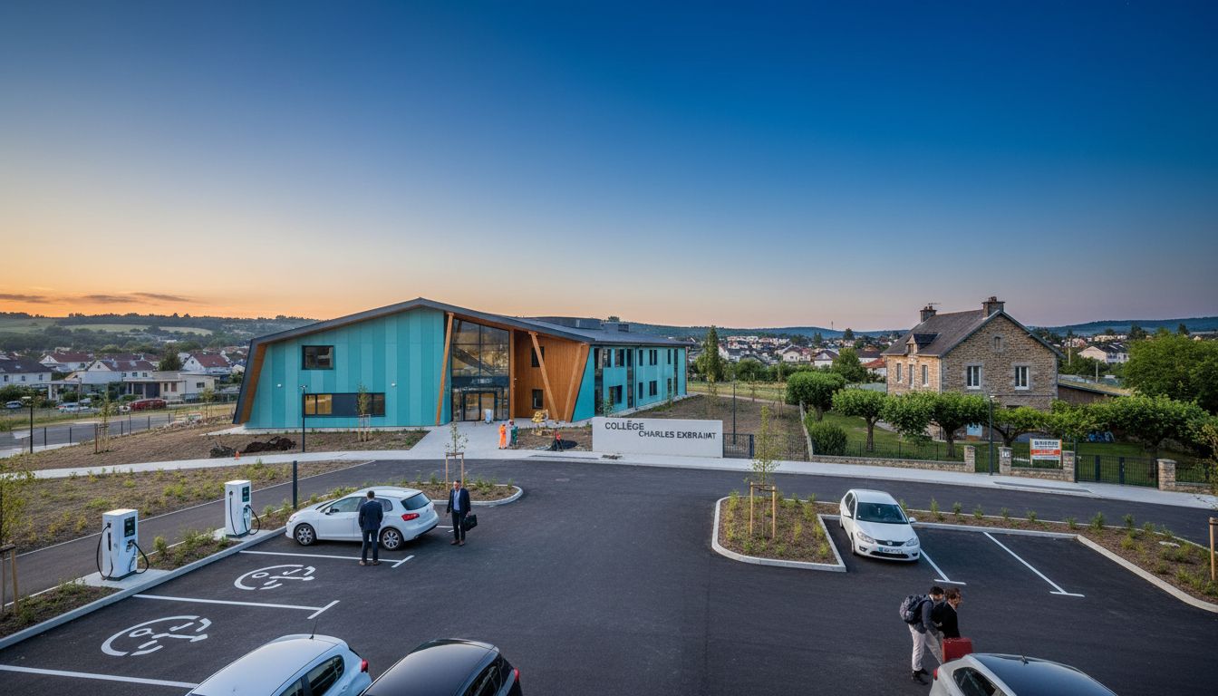 Un nouveau parking de covoiturage et la rénovation d&rsquo;un établissement éducatif : un coup d&rsquo;accélérateur pour l&rsquo;habitat local